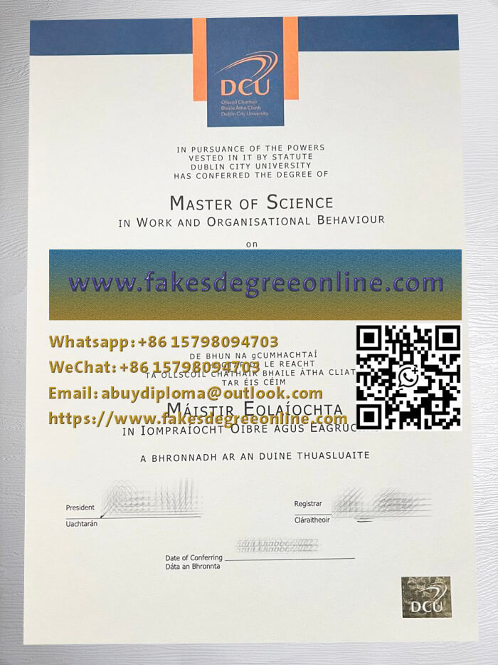 Buy Dublin City University diploma, Fake a DCU degree online