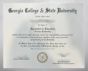 Obtain Georgia College & State University diploma online