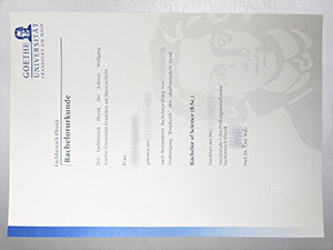 Get Goethe University Frankfurt Urkunde online