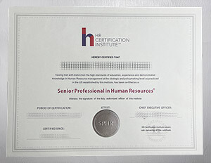 Purchase a SPHR certificate online