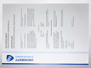 Obtain a HZ University of Applied Sciences certificate online