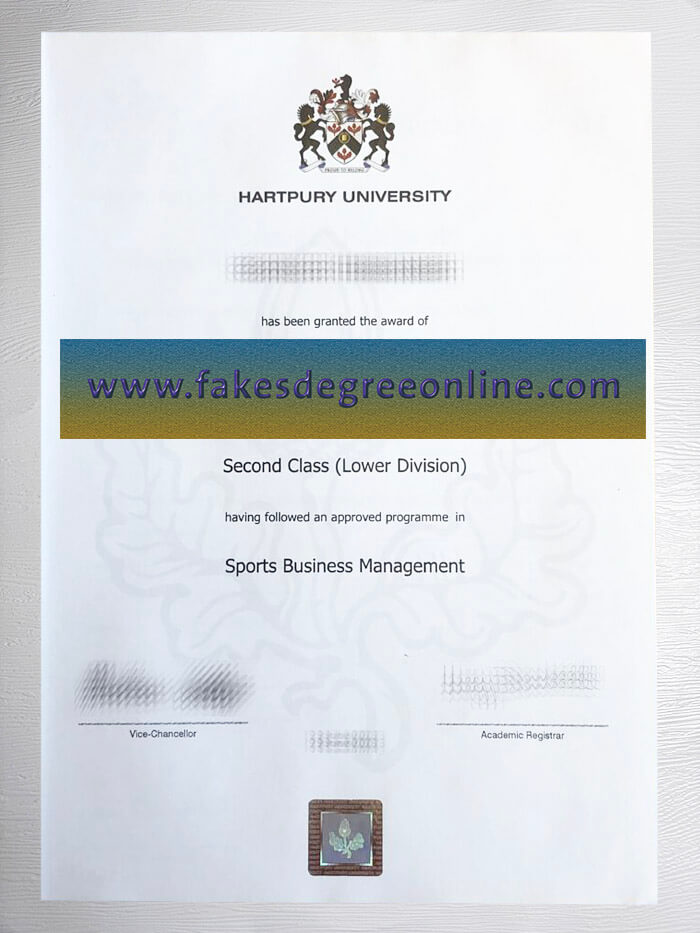 Purchase a Hartpury University certificate online