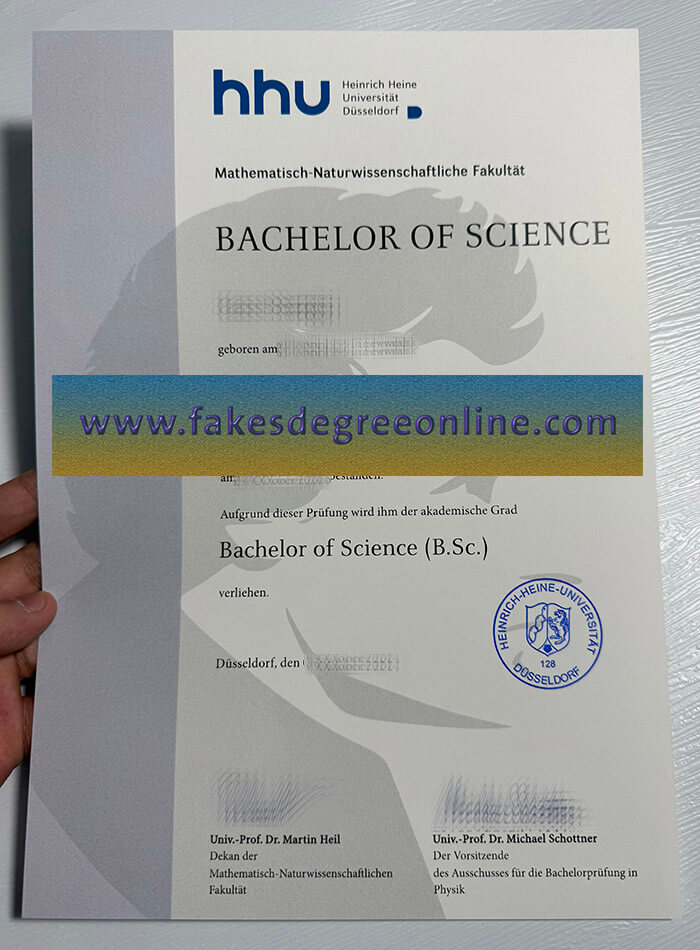Get a Heinrich Heine Universität Düsseldorf diploma