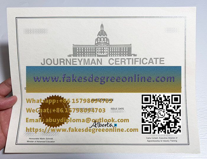Get a Journeyman Certificate online
