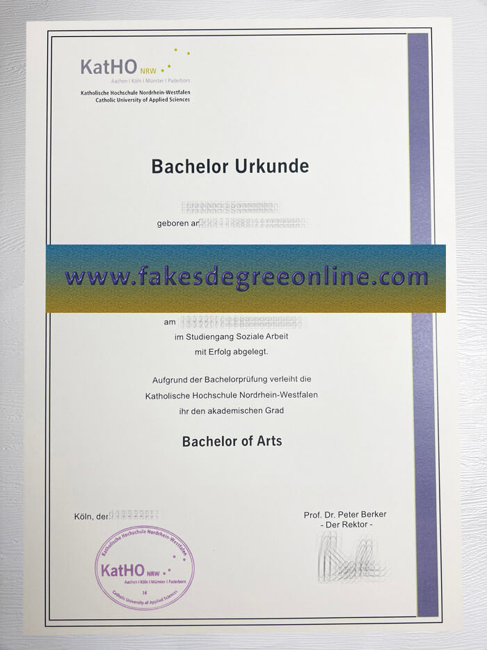 Get a KatHO NRW certificate online