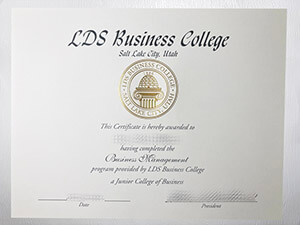 Get a LDS Business College diploma online