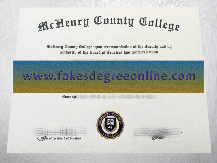 Get a McHenry County College diploma online, Fake a MCC degree
