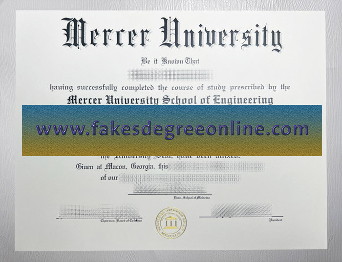 Get a Mercer University diploma online