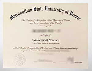 Purchase Metropolitan State University of Denver diploma online