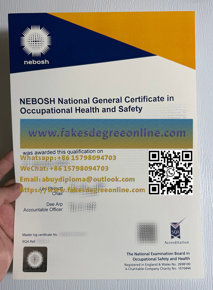Get a Nebosh certificate online, Nebosh certificate