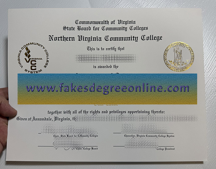 Buy Northern Virginia Community College diploma, Fake NVCC degree