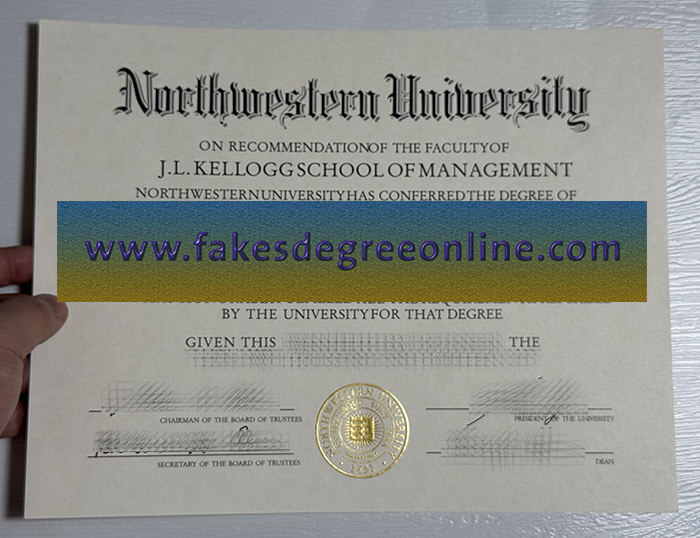 Buy Northwestern University diploma online