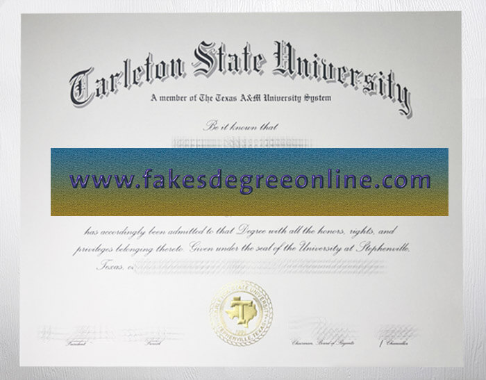 Get a Tarleton State University diploma
