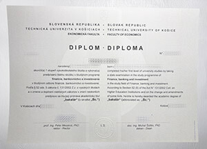 Obtain Technical University of Košice diploma online