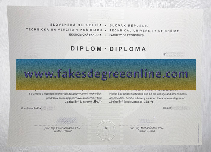 Get Technical University of Košice diploma