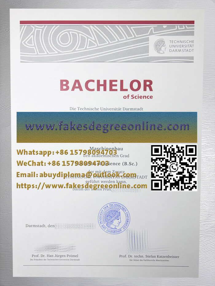 Get a Technische Universität Darmstadt diploma