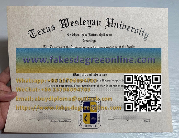 Get a Texas Wesleyan University diploma online
