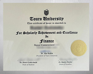 Obtain a Touro University diploma online