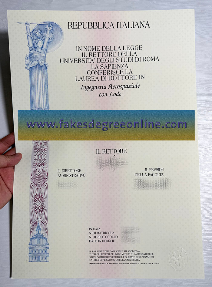 Get a Università degli Studi di Roma diploma online