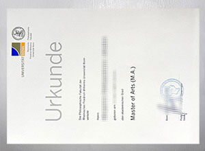Purchase a Universität Bonn Urkunde online