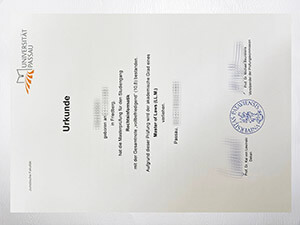 Universität Passau diploma, Universität Passau certificate
