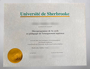 Purchase a Université de Sherbrooke certificate online