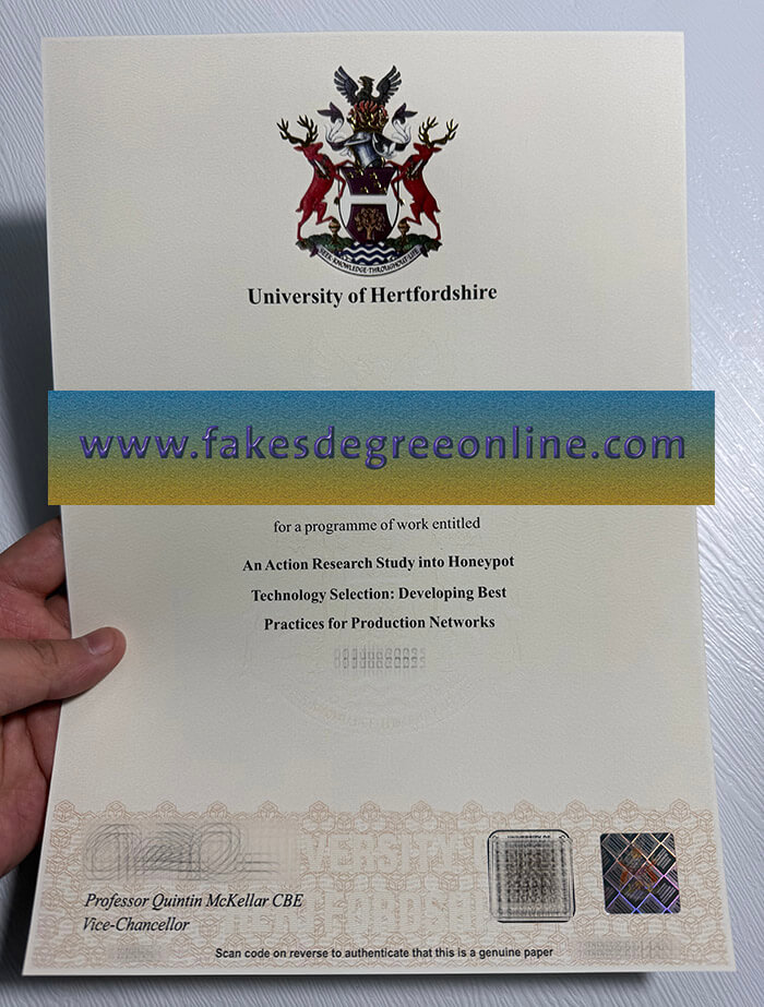 University of Hertfordshire diploma, UH degree