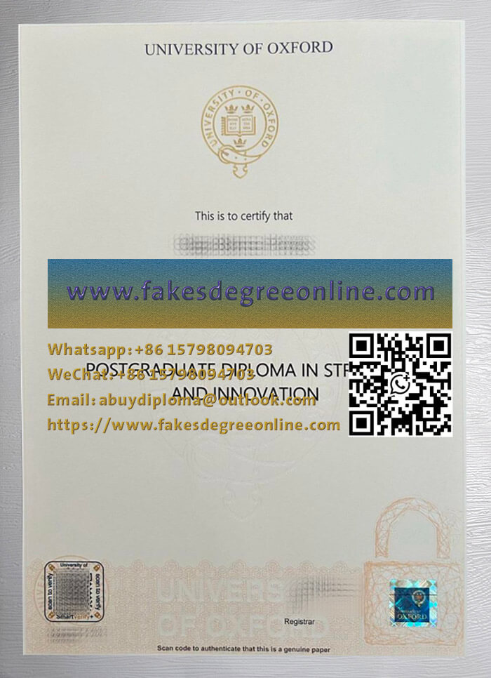 Purchase a University of Oxford diploma, Fake a University of Oxford certificate