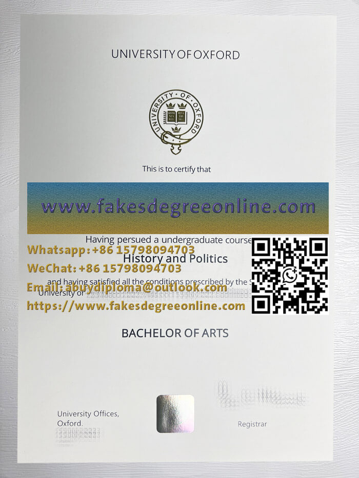 Get a University of Oxford diploma online