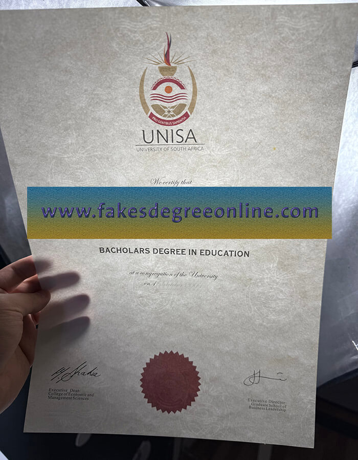 University of South Africa watermark