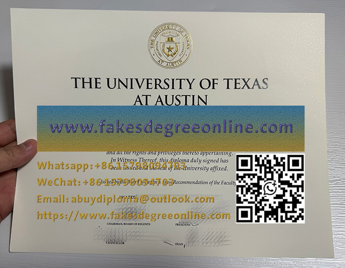 Get a University of Texas at Austin diploma, Make a UT Austin degree