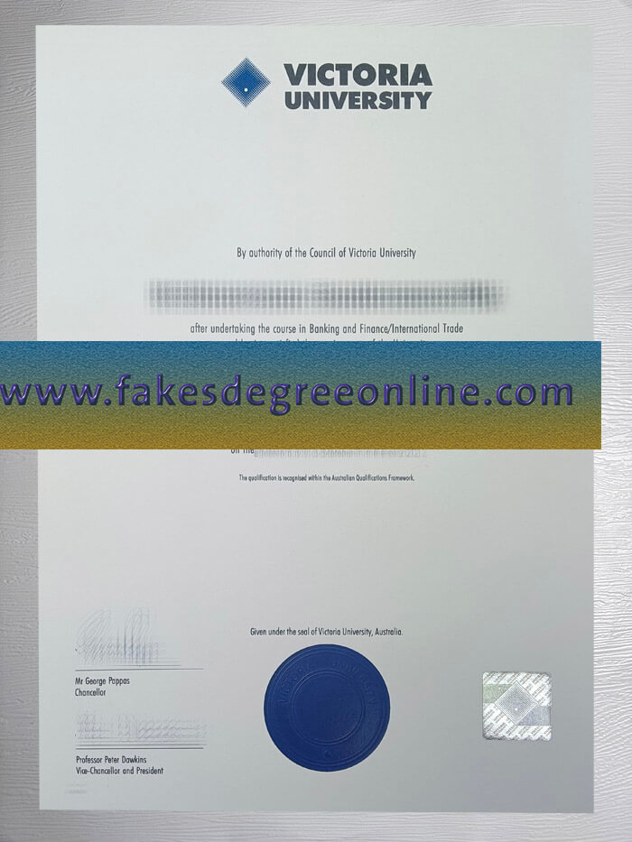 Get a Victoria University diploma, Fake a VU degree online