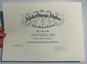 Obtain a Alpha Omega Alpha diploma online