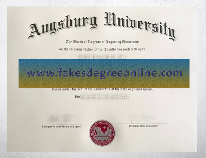 Augsburg University diploma, Augsburg University degree