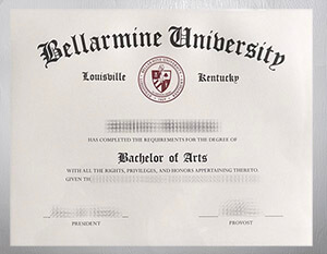Get Bellarmine University diploma online