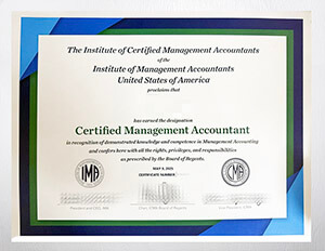 Obtain a Certified Management Accountant diploma online