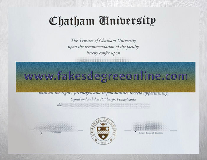 Obtain a Chatham University diploma online
