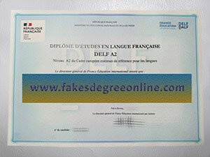 Get a DELF A2 certificate online