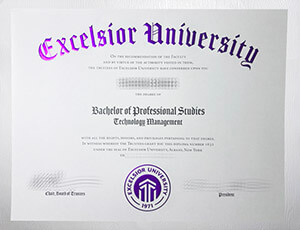 Obtain Excelsior University diploma online