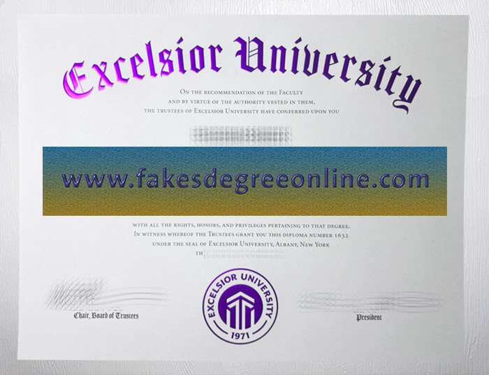 Excelsior University diploma, Excelsior University degree