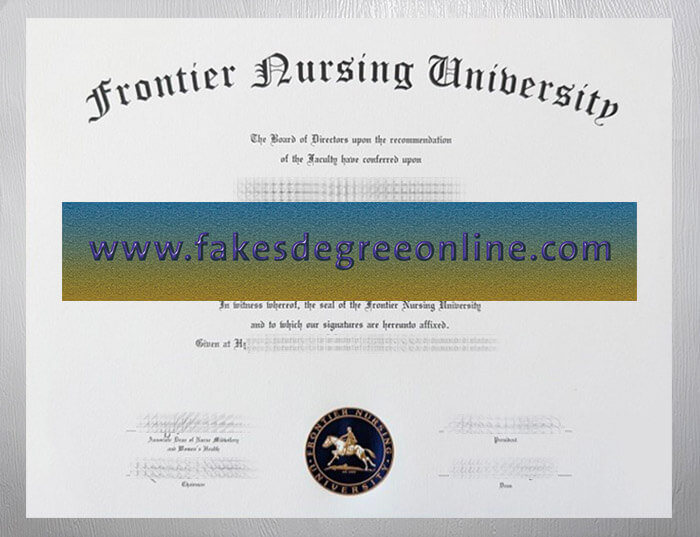 Get Frontier Nursing University diploma online