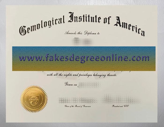 Get Gemological Institute of America certificate