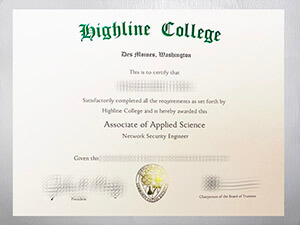 Obtain a Highline College diploma online