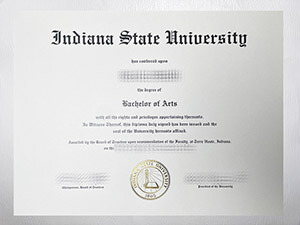 Purchase a Indiana State University diploma online