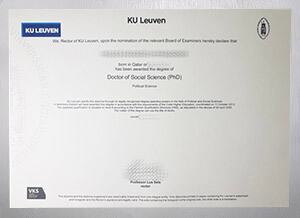 Get a Katholieke Universiteit Leuven certificate
