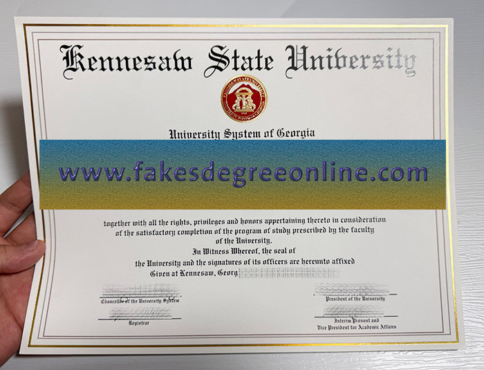 Purchase Kennesaw State University diploma, KSU degree online