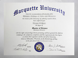 Purchase a Marquette University diploma online