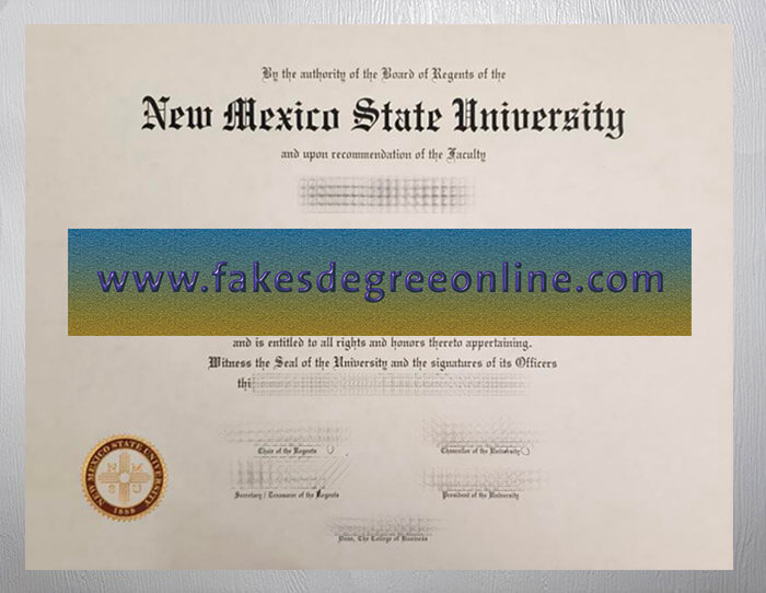 Get New Mexico State University diploma