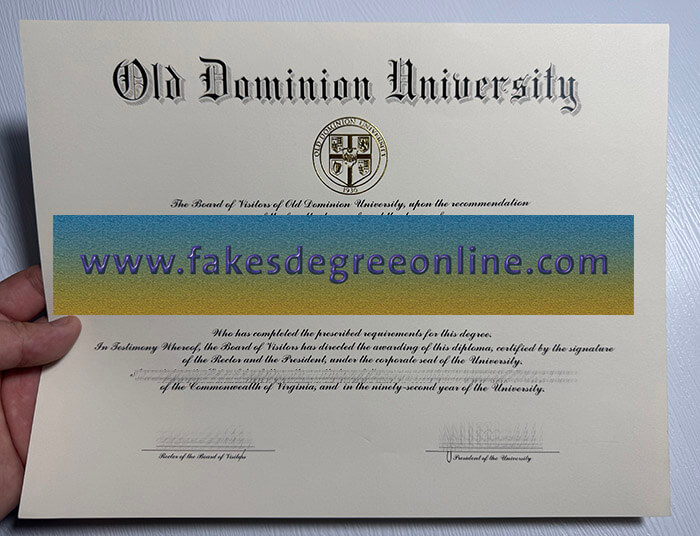 Purchase a Old Dominion University diploma online