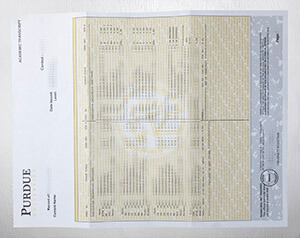 Purdue University transcript, Purdue University diploma